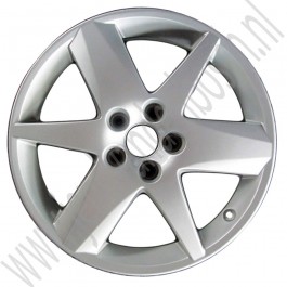 ALU 46 Dubbel 3 spoke Evo Velgenset 17 inch Gepoedercoat Saab 9-3v1, 9-3v2, 9-5, bj 1998-2010, ond.nr. 12786708