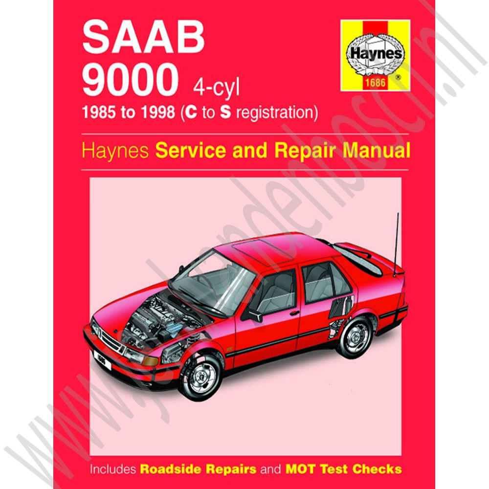 Haynes Werkplaatshandboek Saab 9000 bouwjaar 1985-1998