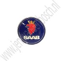 Achterklepembleem, origineel,  Saab 9-3 versie 2 sedan, bouwjaar 2003 tm 2007, ond. nr. 12769690 12785871