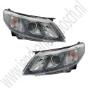 Xenon koplamp, Links en of Rechts, met adaptief koplampsysteem, blauw getint, Saab 9-3v2, bj 2008-2012, ond.nr. L= 12829590, R= 12829591