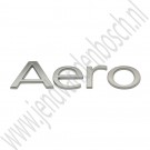Aero embleem, achterklep, Origineel, Saab 9-3v2 Sedan, Cabriolet, 9-5 Estate, bj 2002-2010, ond.nr. 12796069, 12804322, 4833448