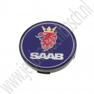 Wielnaafdop Zwarte rand Origineel Saab 9000, 900NG, 9-3v1, 9-3v2, 9-5, ond.nr. 12802437