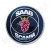 Achterklepembleem reflectorplaat Saab Scania, Saab 9000 CS, 900NG, ond.nr. 4171856