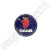 Motorkap embleem, Saab, Origineel, 50mm, Saab 9-3v1, bj 2000-2003, ond. nr. 5289871