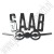 Saab vliegtuig embleem achterzijde Saab 95 en Saab 96, ond.nr. 7246390