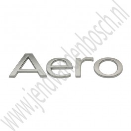 Aero embleem achterklep Origineel Saab 9-3v2 Sport Estate 2006-2010, ond.nr. 12758980