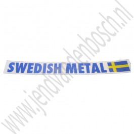 Sticker Swedish Metal