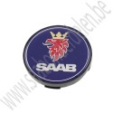 Wielnaafdop met zwarte rand, origineel, Saab 9000, 900ng, 9-3v1, 9-3v2, 9-5, bj 1998-2012, ond. nr. 12802437
