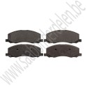 Voorremblokken, 17+ inch, 339mm, OE-Kwaliteit, Saab 9-5NG, bj 2010-2012, ond.nr. 13237752