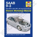 Haynes Werkplaatshandboek Saab 9-3 versie 2 Sport bouwjaar 2007-2011