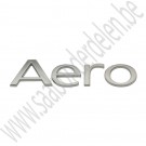 Aero embleem achterklep Origineel Saab 9-3v2 Sedan/Cabrio en Saab 9-5 Estate, ond.nr. 12796069, 12804322, 4833448