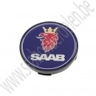 Wielnaafdop met zwarte rand, origineel, Saab 9000, 900ng, 9-3v1, 9-3v2, 9-5, bj 1998-2012, ond. nr.12802437