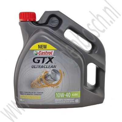 10W40 GTX Ultra Clean Castrol Motorolie Synthetisch, ond.nr. 93165220 10W40 GTX Ultra Clean Castrol Motorolie Synthetisch, ond.nr. 93165220