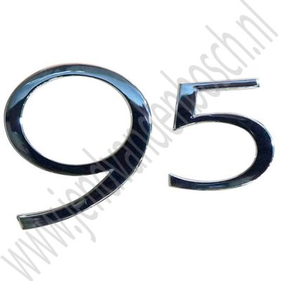 9-5 Embleem Achterklep Saab 9-5 Estate 1998-2010, ond.nr. 4833463