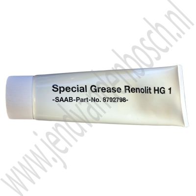 Aandrijfasvet tube, Origineel, 200 gr, Alle types Saab, bj 1960-2012, ond.nr. 8792798, 12793971, 13329237 Aandrijfasvet tube, Origineel, 200 gr, Alle types Saab, bj 1960-2012, ond.nr. 8792798, 12793971, 13329237