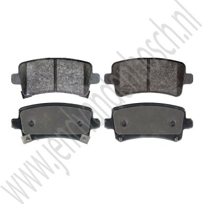 Achterremblokken Febi Bilstein Saab 9-5NG 2010-2012, ond.nr. 13338368, 39021483, 13237768, 20978663