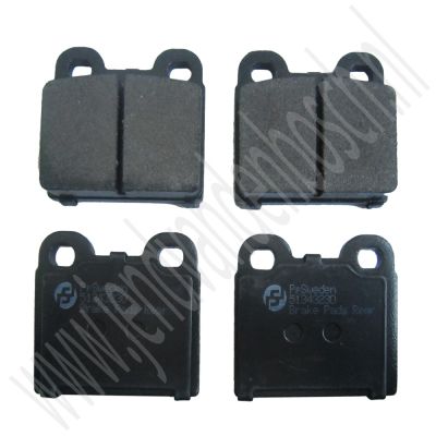 Achterremblokkenset Saab 90, 99, 900 Classic en Volvo 66, ond.nr. 8993230