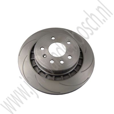 Achterremschijf Geventileerd Gegroefd Performance Saab 9-5 2002-2010 ond.nr. 5232756, 12763593, 32019584