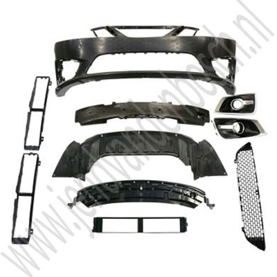 Aero Griffin bumper upgrade set Zonder koplampsproeiers Origineel Saab 9-3v2 2008-2012, ond.nr. 32027511, 32027510