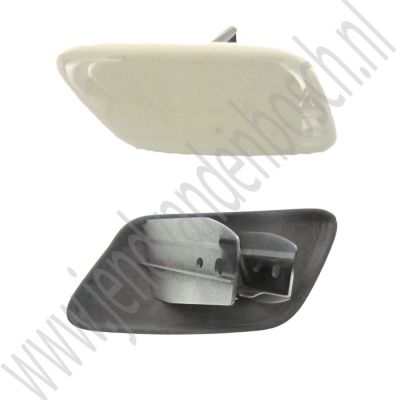 Afdekkapje koplampsproeier Rechts Saab 9-5 2006-2010, ond nr. 12756068, 12757934, 12780755, 12780791, 32016186 Afdekkapje koplampsproeier Rechts Saab 9-5 2006-2010, ond nr. 12756068, 12757934, 12780755, 12780791, 32016186