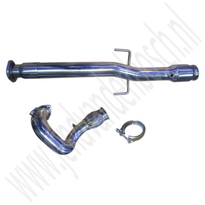 Downpipe 3 inch Saab 9-5 1997-2010 B205, B235, ond.nr. 5323969, 4965950, 5325519, 5466289, 55559798