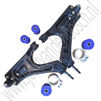 Draagarmset Compleet met Powerflex bussen Links en Rechts Saab 9-5 2002-2010, ond.nr. 5236682 5236674 93185278 5237516 Draagarmset Compleet met Powerflex bussen Links en Rechts Saab 9-5 2002-2010, ond.nr. 5236682 5236674 93185278 5237516