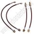 Goodridge upgrade remslangenset Staalomvlochten Saab 900NG 9-3 v1 bj 1994-2003 ond.nr. XSA-6264-B4