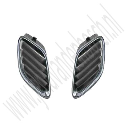 Grille deel Rechts Gebruikt Saab 9-3v2 2003-2007, ond.nr. 12797999