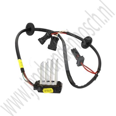 Kachelweerstand regeleenheid voor interieurventilator met ACC Gebruikt Saab 9-5 1998-2005, ond.nr. 4869319