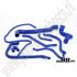 Koelslangenset do88 B204 B234 T5 Saab 900NG en Saab 9-3v1 do88-kit27