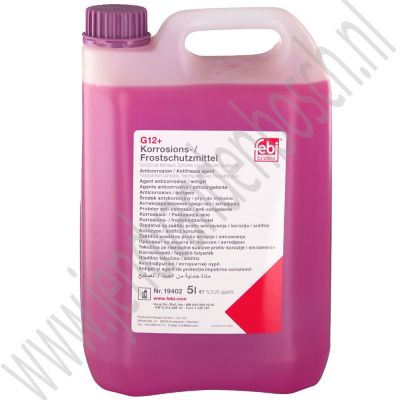 Koelvloeistof antivries geconcentreerd rood G12+ 5 Liter Febi Bilstein