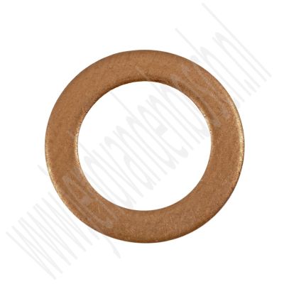 Koperen afdichtring 10mm ond.nr. 4345609, 24444010, 13289726