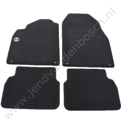 Mattenset Antraciet Origineel Saab 9-3v2 Sedan en Estate 2008-2011, ond.nr. 12824103