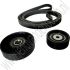 Multiriem rollenset M8 met spanner Febi Bilstein Saab 9-3v1 T5 met airco 1998-2000 ond.nr. 4961066 4356127 5172309