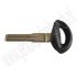 Ongeslepen sleutel met groef in midden Aftermarket Saab 9-3v2 2003-2007 ond.nr. 12787976 12799334