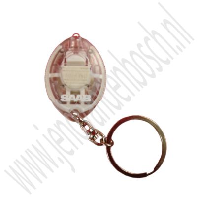 Originele Saab sleutelhanger met LED lampje