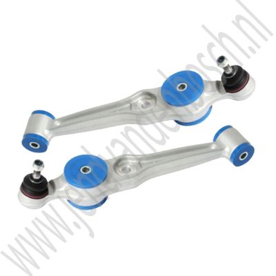 Performance draagarmenset PU, Links en Rechts, Saab 9-3v1, 900NG, bj 1994-2002, ond. nr. 4543450, 4543468