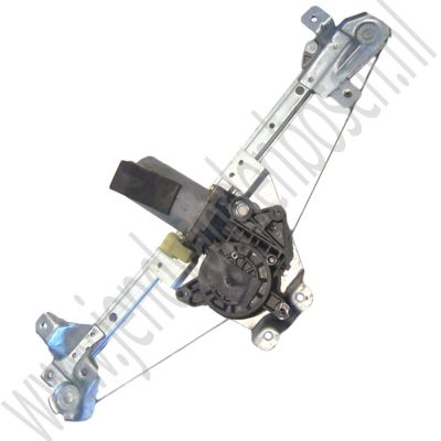 Raammechanisme Links achter 5 Deurs Gebruikt Saab 900NG en Saab 9-3v1, ond.nr. 4328431, 5184890, 32019527