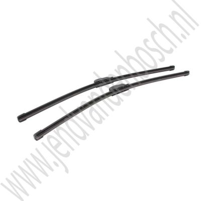 Ruitenwisserblad flat blade Origineel Bosch Saab 9-5 en Saab 9-3v2, ond.nr. 4832424 4832416 12755315 12755314 4832390 93196006 93196007
