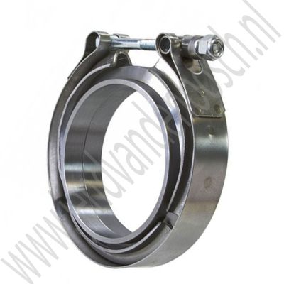 RVS Uitlaat klem met lasstukken 3 Inch 76.2mm