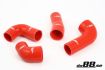 SAAB 9000 Turbo 85-90 Pressure hoses Red
