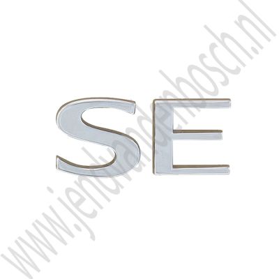 SE embleem Origineel Saab 9-3v1 en Saab 9-5, ond.nr. 4958153