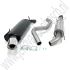 Sport Flow uitlaatsysteem 2.5 inch Saab 9-5 2004-2010 ond.nr. 4006417