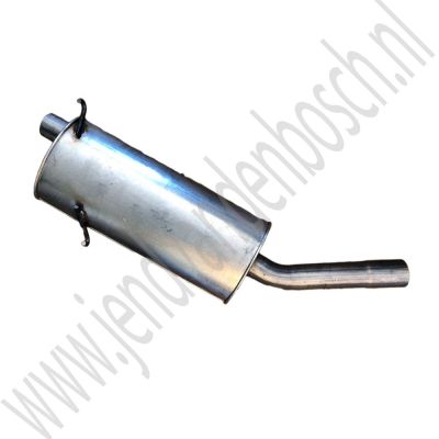 Uitlaatdemper Saab 900 Classic Turbo 8 of 16-kleps 1984-1993, ond.nr. 8822280, 9349192