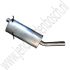Uitlaatdemper Saab 900 Classic Turbo 8 of 16-kleps 1984-1993 ond.nr. 8822280 9349192