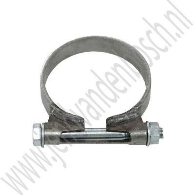 Uitlaatklem RVS 62-65 mm inwendig