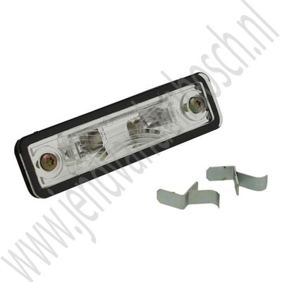 Verlichtingsset kentekenplaat Aftermarket Saab 900NG en Saab 9000 CS, ond.nr. 8549537, 4673224, 4830824 Verlichtingsset kentekenplaat Aftermarket Saab 900NG en Saab 9000 CS, ond.nr. 8549537, 4673224, 4830824