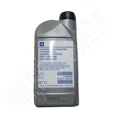 Versnellingsbakolie automaatgeschakeld 6 versnellingen Origineel Saab 9-3v2 en Saab 9-5NG, ond.nr. 1940773, 93165147