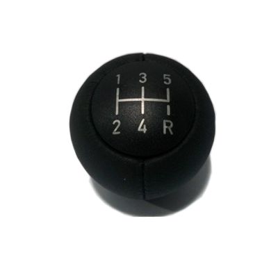 Versnellingspookknop leer OE-Leverancier Saab 900NG, 9000, 9-3v1, 9-5, ond.nr. 400104279, 4904413, 5333349, 32021988