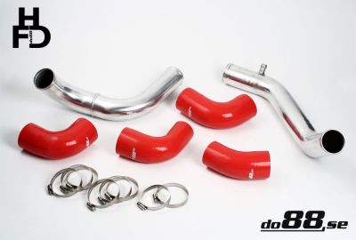 Volvo 7/940 Turbo Center Connection pipe kit ,red hoses ,3‘‘ throttle body Volvo 7/940 Turbo Center Connection pipe kit ,red hoses ,3‘‘ throttle body